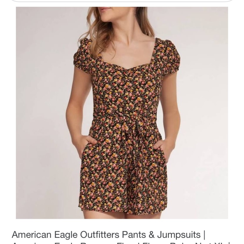 Floral romper American eagle
